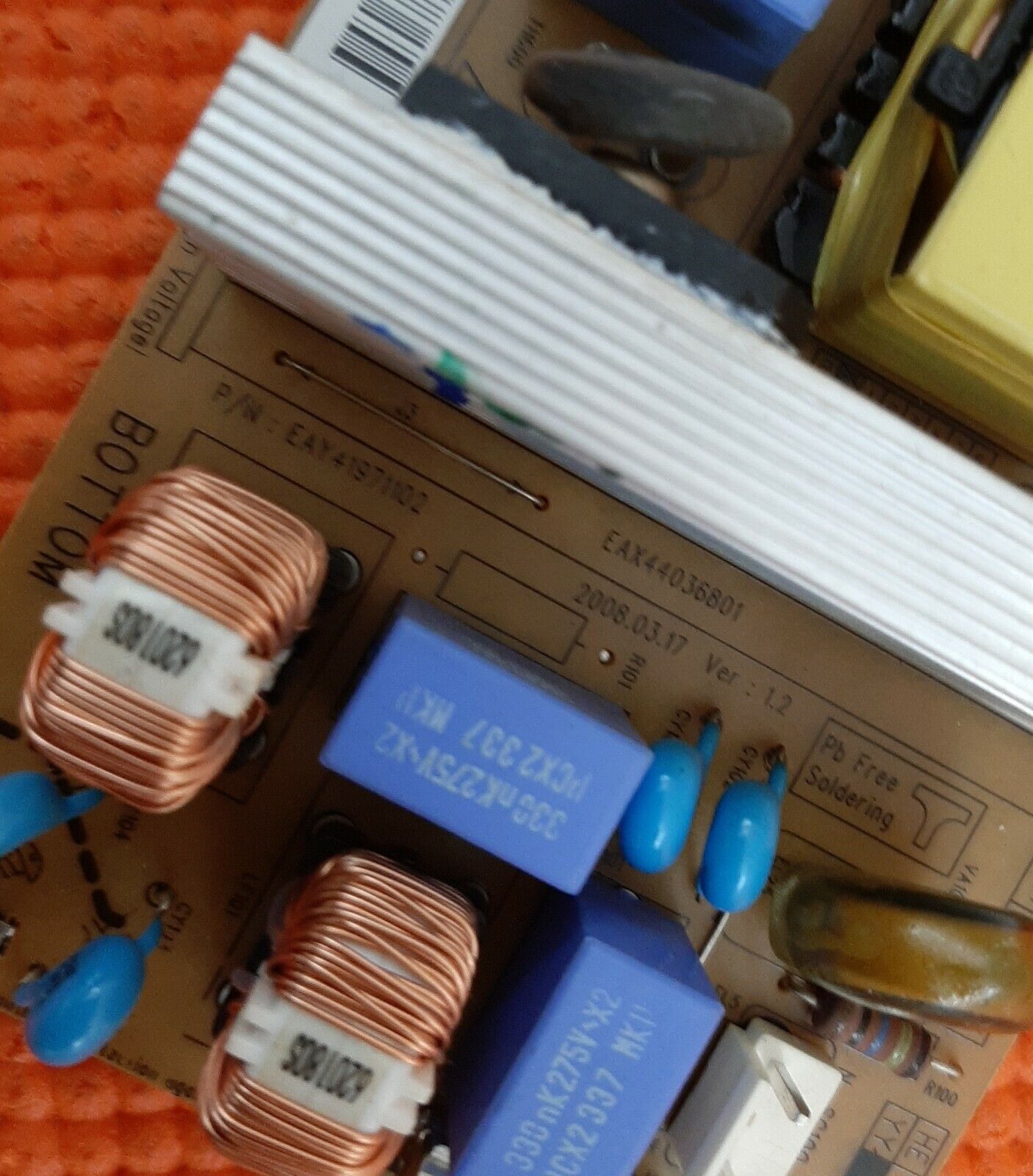 POWER SUPPLY FOR LG 32LG6000 32" LCD TV EAX44036801 LG32-ATN EAY41971102