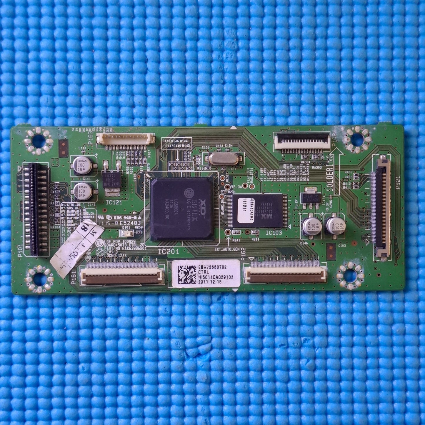 LVDS TCON BOARD FOR LG 50PT353K-ZA 50" PLASMA TV EAX63986201 EBR72680702