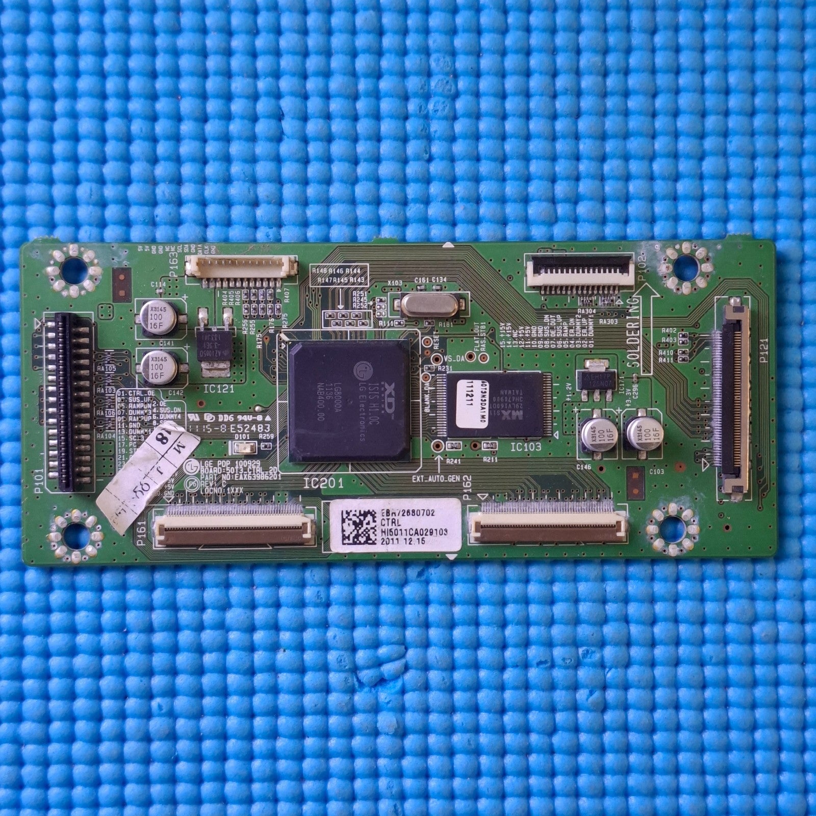 LVDS TCON BOARD FOR LG 50PT353K-ZA 50" PLASMA TV EAX63986201 EBR72680702