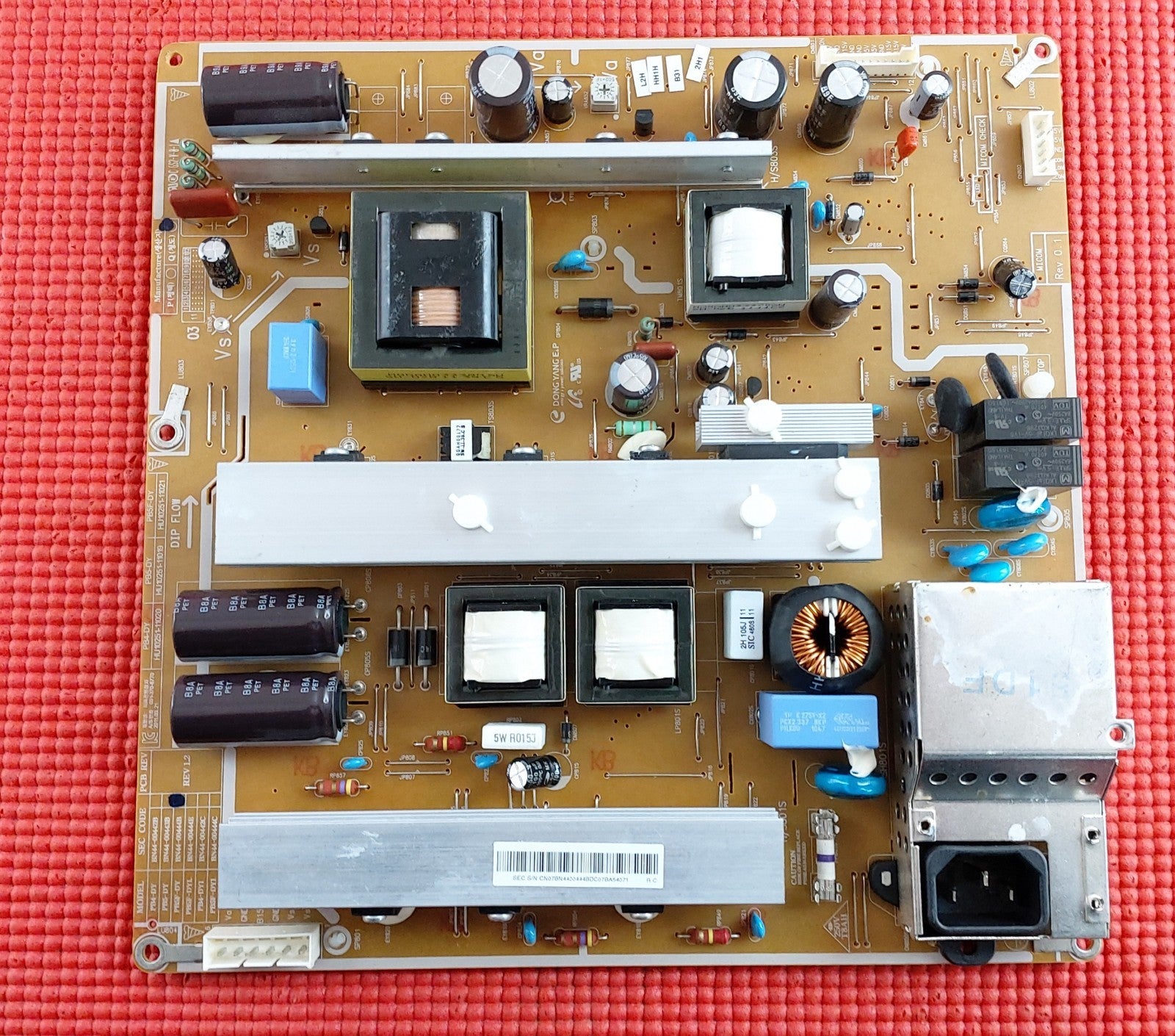 POWER SUPPLY BOARD FOR SAMSUNG PS51D550C1K PS51D490A1W PS51D495A1K BN44-00444B