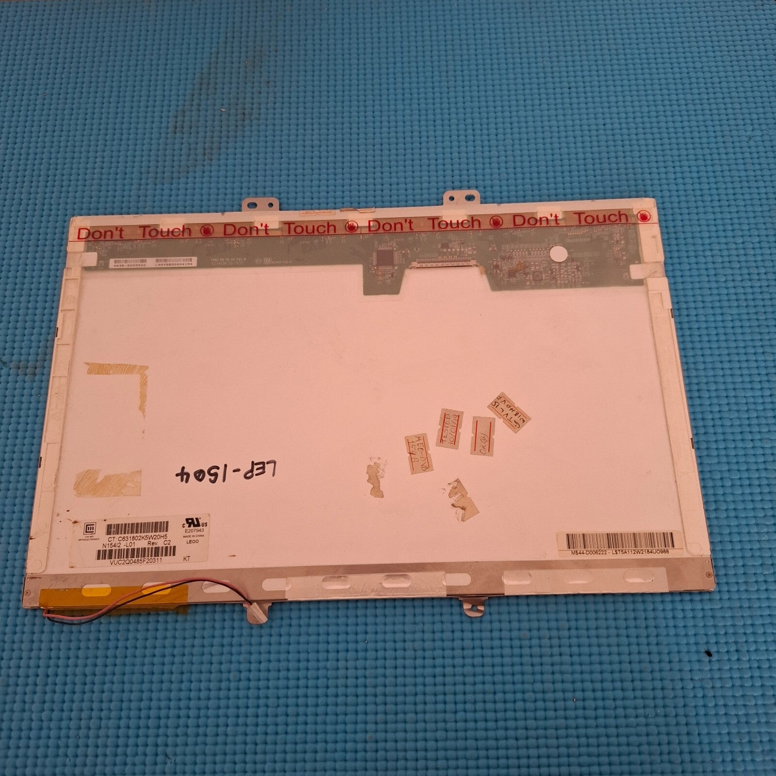 LED/LCD SCREEN PANEL CHIMEI INNOLUX N15412-L01 REV.C2 FOR GOODMANS GTVL15W18HDVF