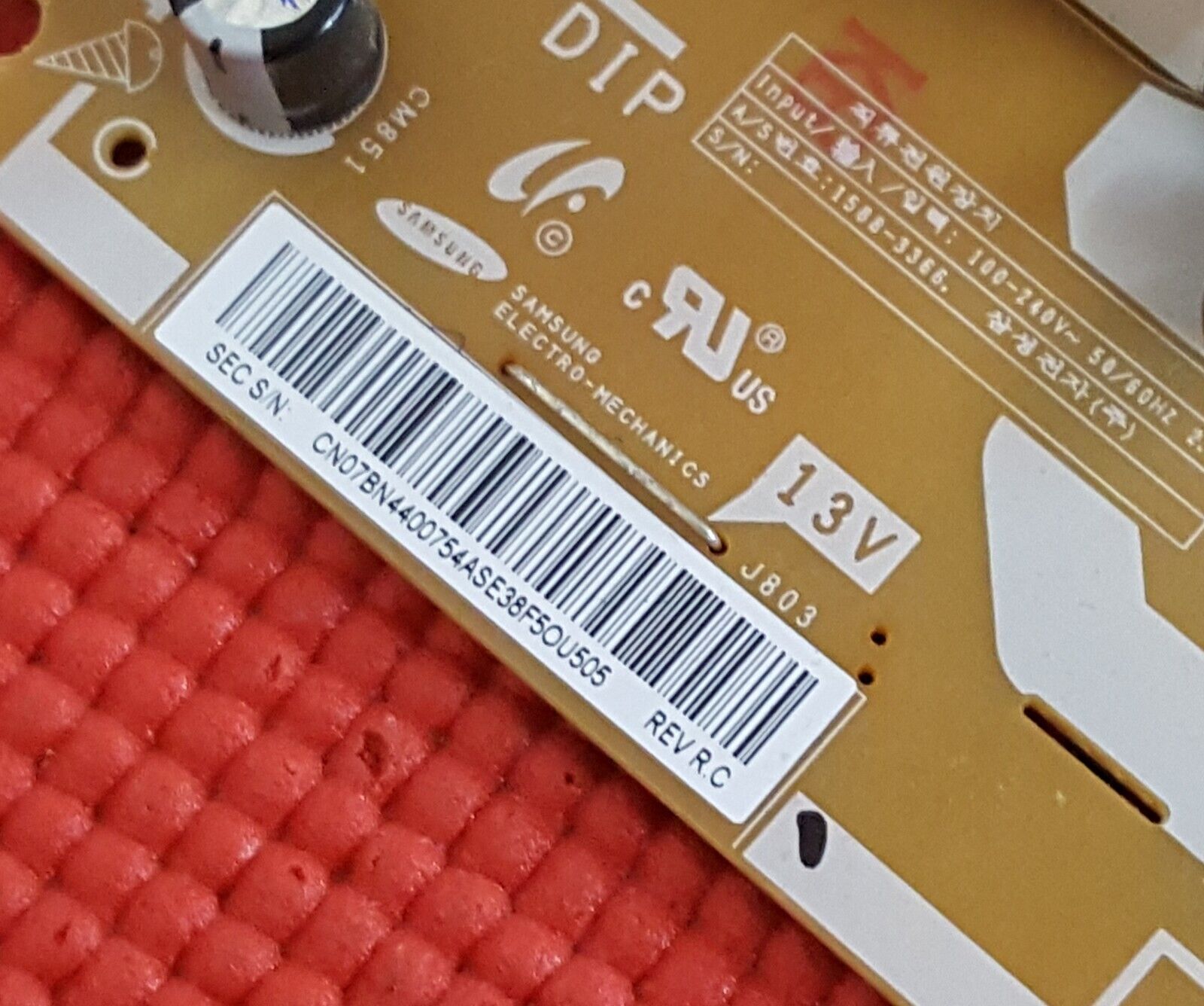 POWER BOARD PSU FOR SAMSUNG UE40H4200 UE40H5003AK 40" TV L40G0B_ESM BN44-00754A