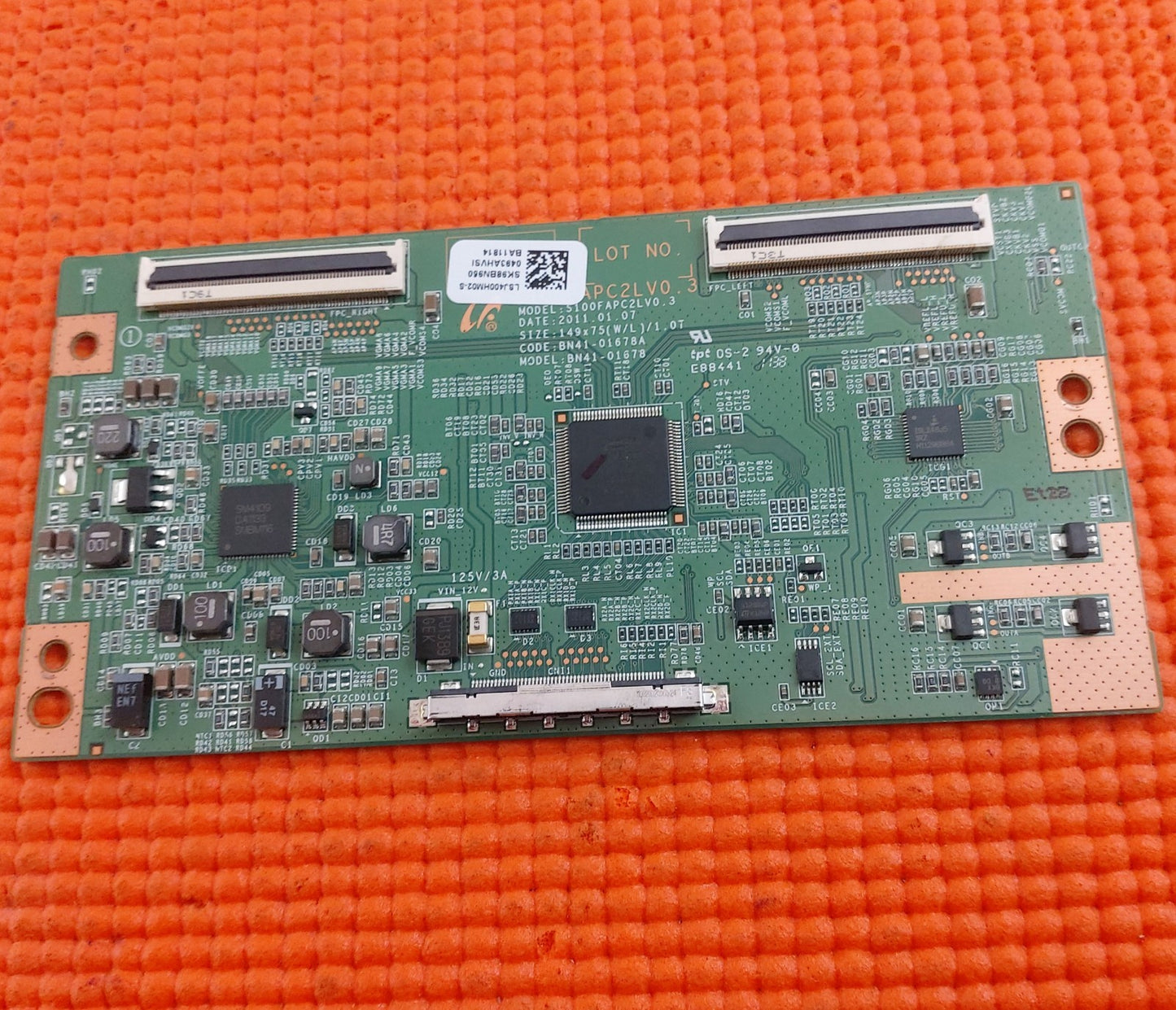 TCON BOARD FOR SAMSUNG UE40D5520RK UE40D5003BW TV BN41-01678A BN95-00493A