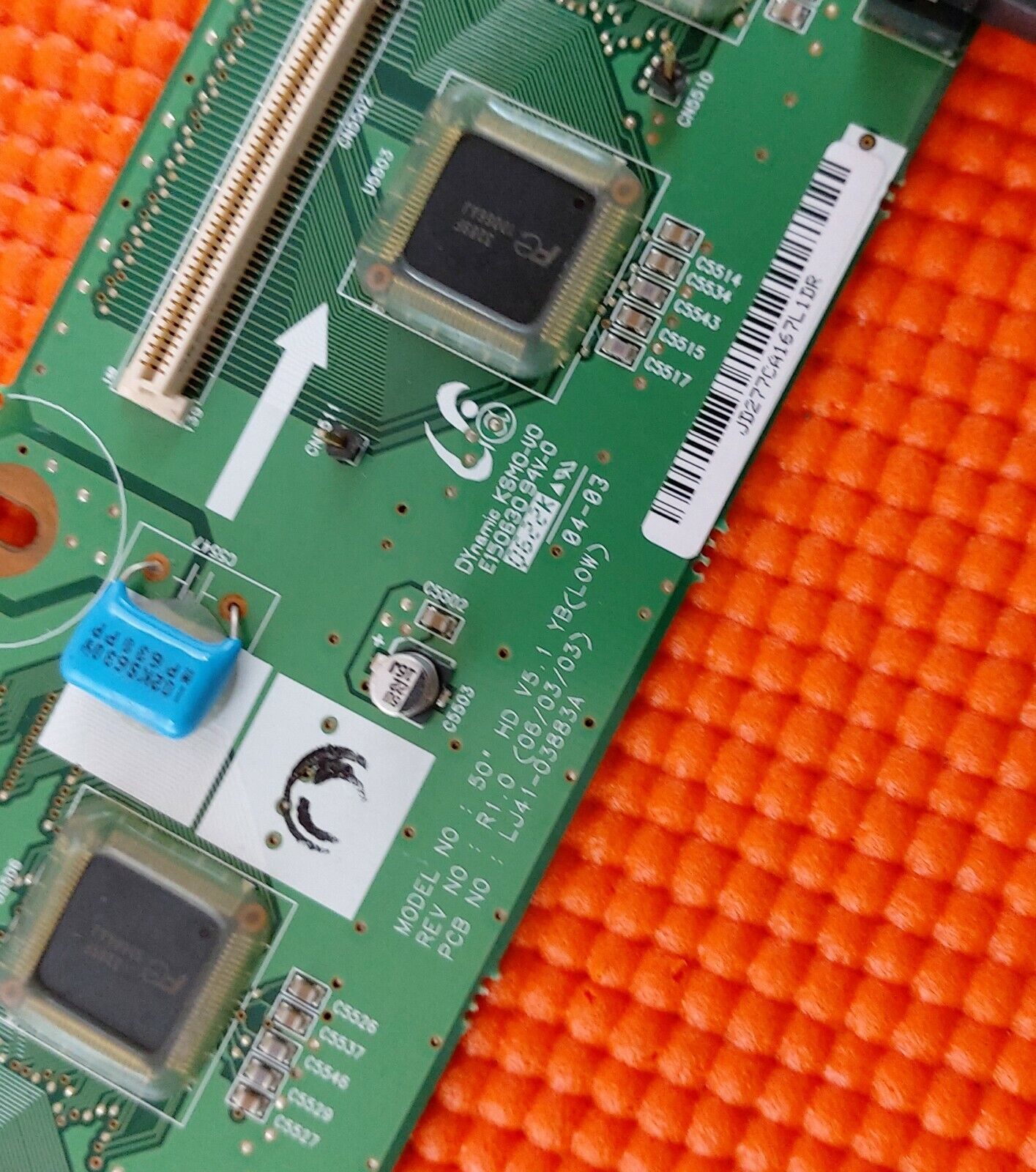 BUFFER BOARD FOR SAMSUNG PS50Q7HD PS50C7HD 50" TV LJ41-03883A LJ92-01277C A1