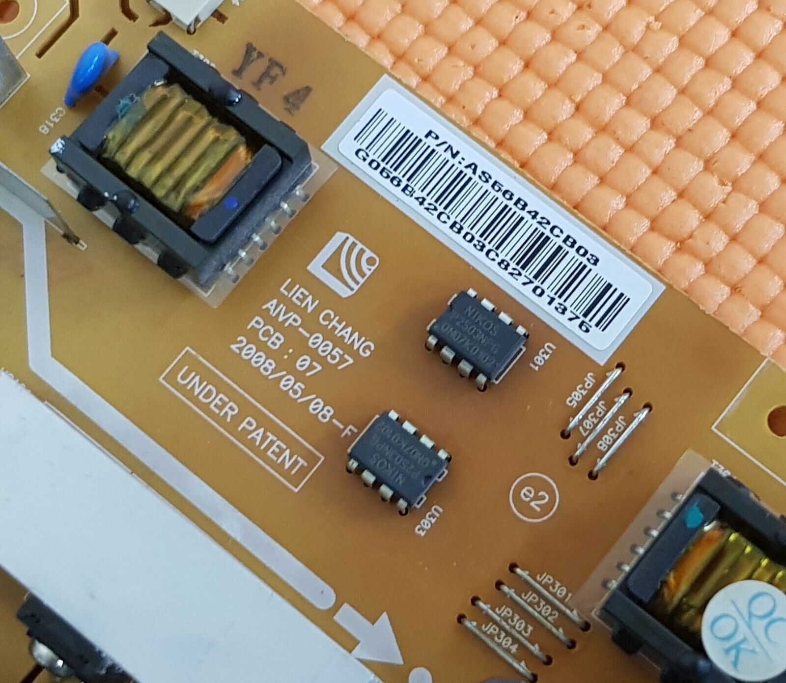 POWER SUPPLY FOR HITACHI L22H01UB L19H01UB LCD TV AIVP-0057 AS56B42CB03