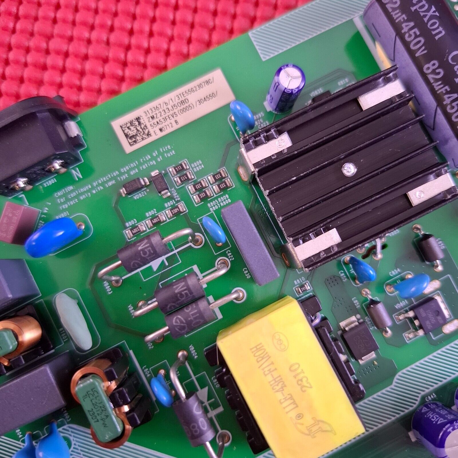 MAIN BOARD FOR HISENSE 55A6BGTUK 55" TV RSAG8.820.11742/ROH SCREEN HV550QUB-F70