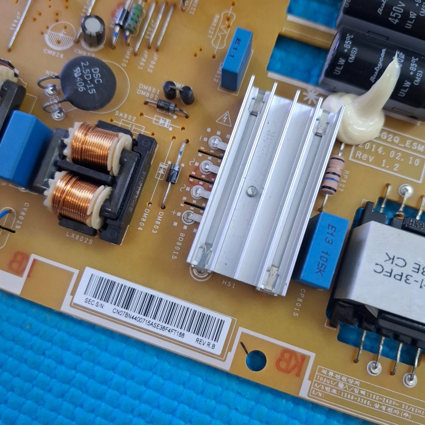 POWER SUPPLY BOARD FOR SAMSUNG UE55H7000ST UE46H7000ST TV L55G2Q_ESM BN44-00715A