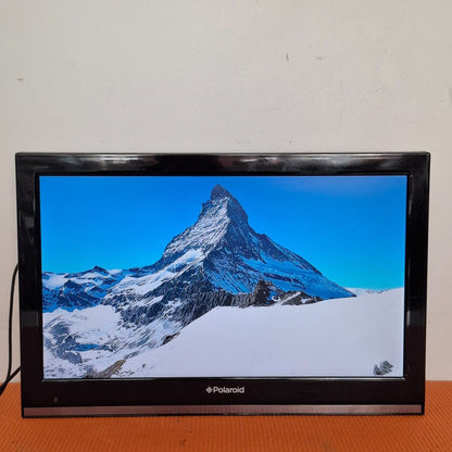 POLAROID P19LEDDVD12 19" HD Ready 12V Caravan LED TV HDMI USB Freeview - Black