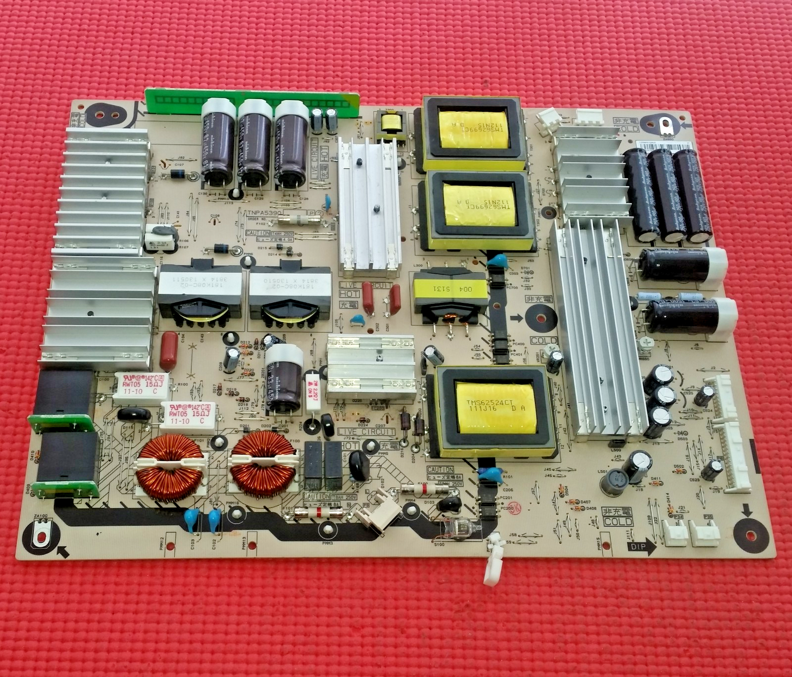 POWER SUPPLY BOARD FOR PANASONIC TX-P42GT30B 42" PLASMA TV TNPA5390 TZRNP01QNUE