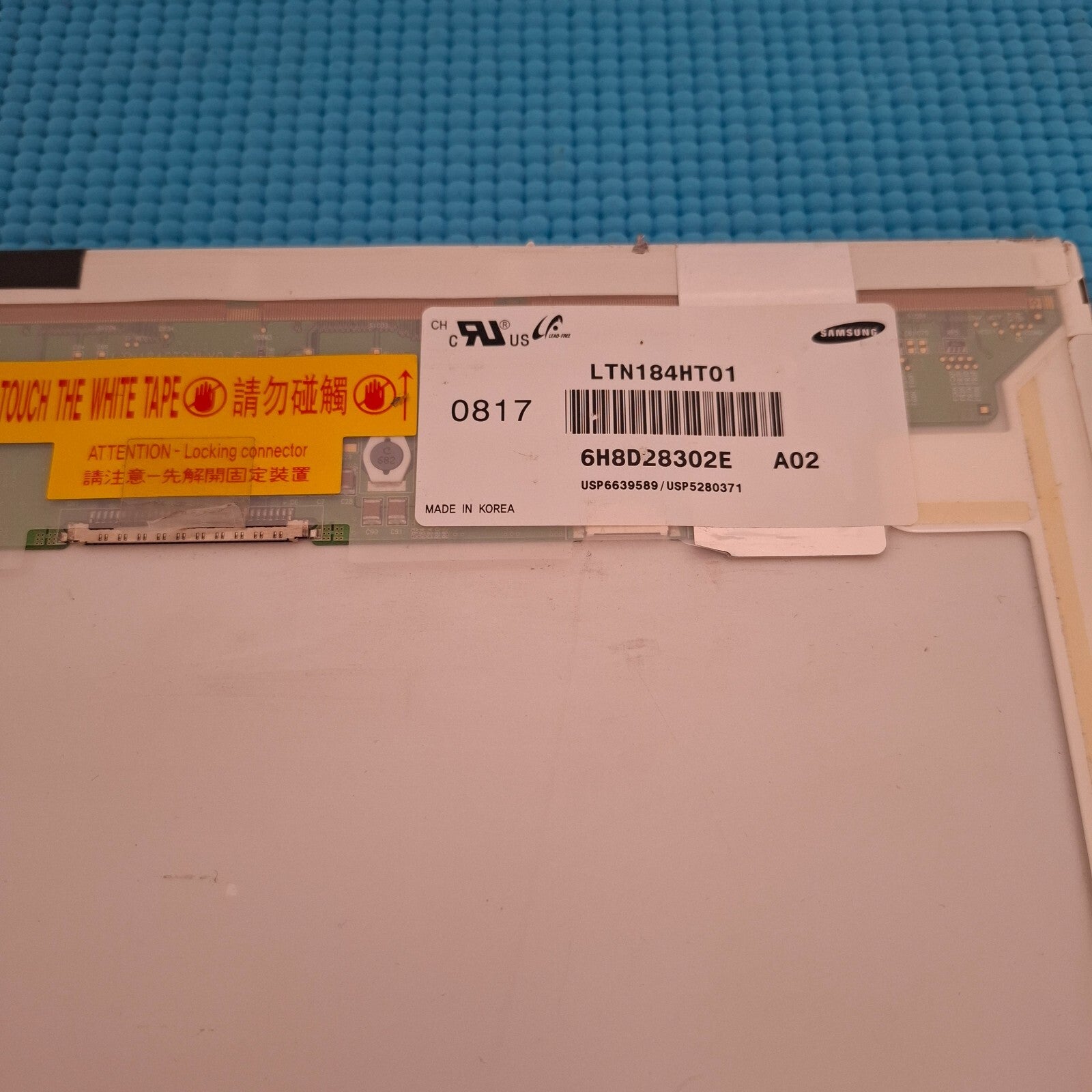 LED/LCD SCREEN PANEL SAMSUNG LTN184HT01-A02 1920x1080p FULL HD FOR 18.4" LAPTOP