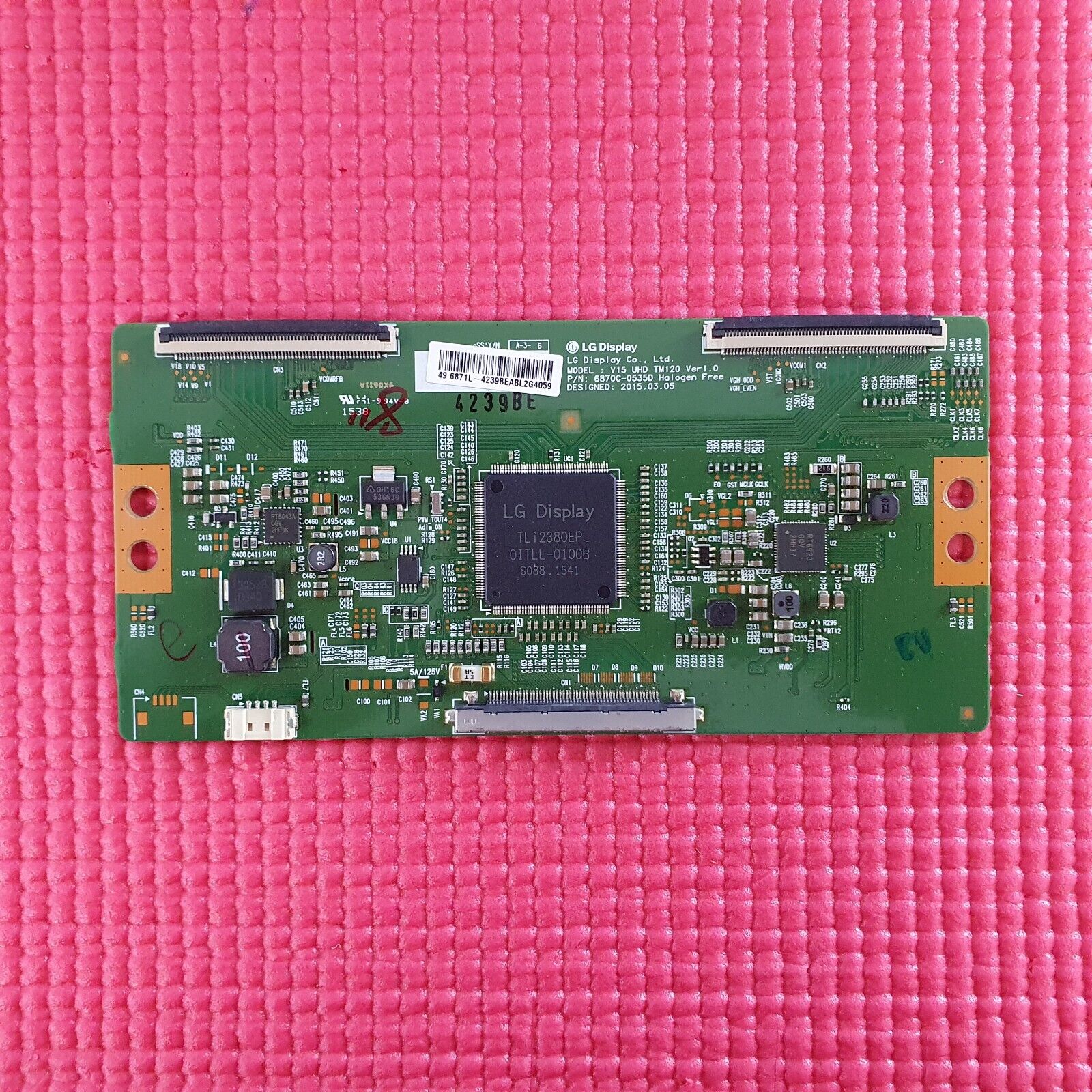 LVDS TCON BOARD FOR LG 49UF640V 49UF6400-UA 49" TV 6870C-0535D 6871L-4239B
