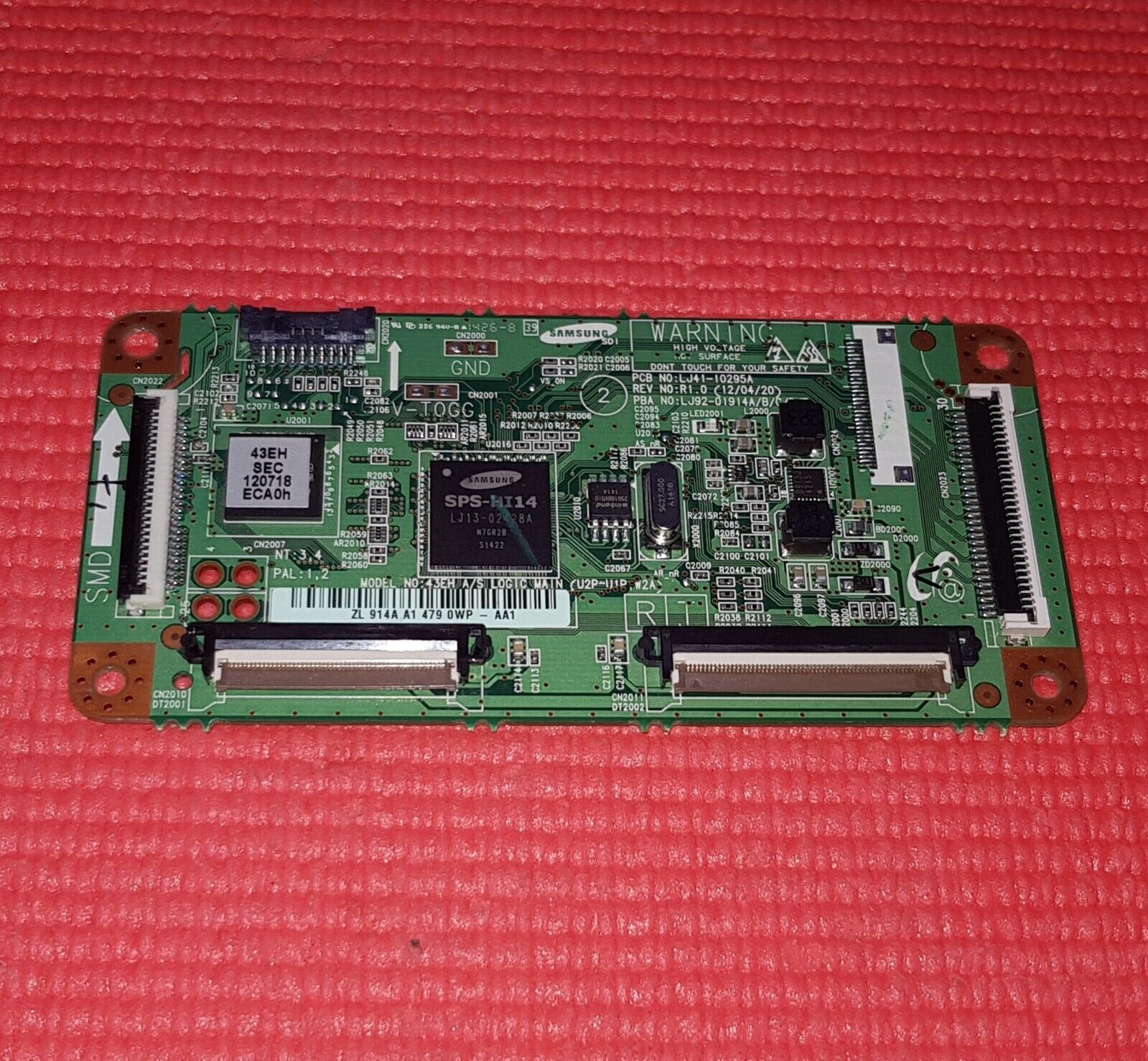 LVDS BOARD FOR SAMSUING PS42C450B1W 42" PLASMA TV LJ41-10295A  LJ92-01914A AA1