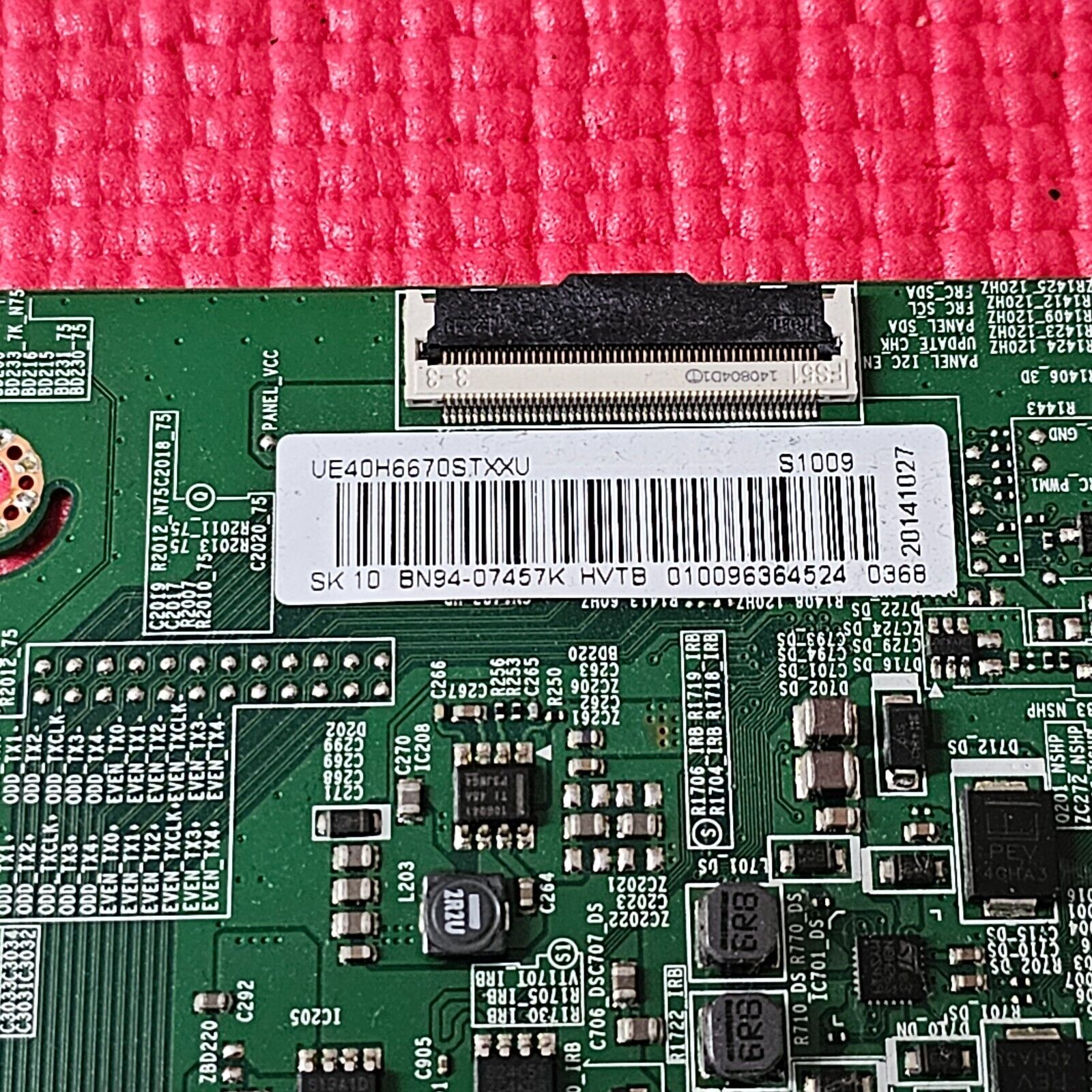 MAIN BOARD FOR SAMSUNG UE40H6670ST BN41-02156A BN94-07457K SCREEN LSF400HF04-G02