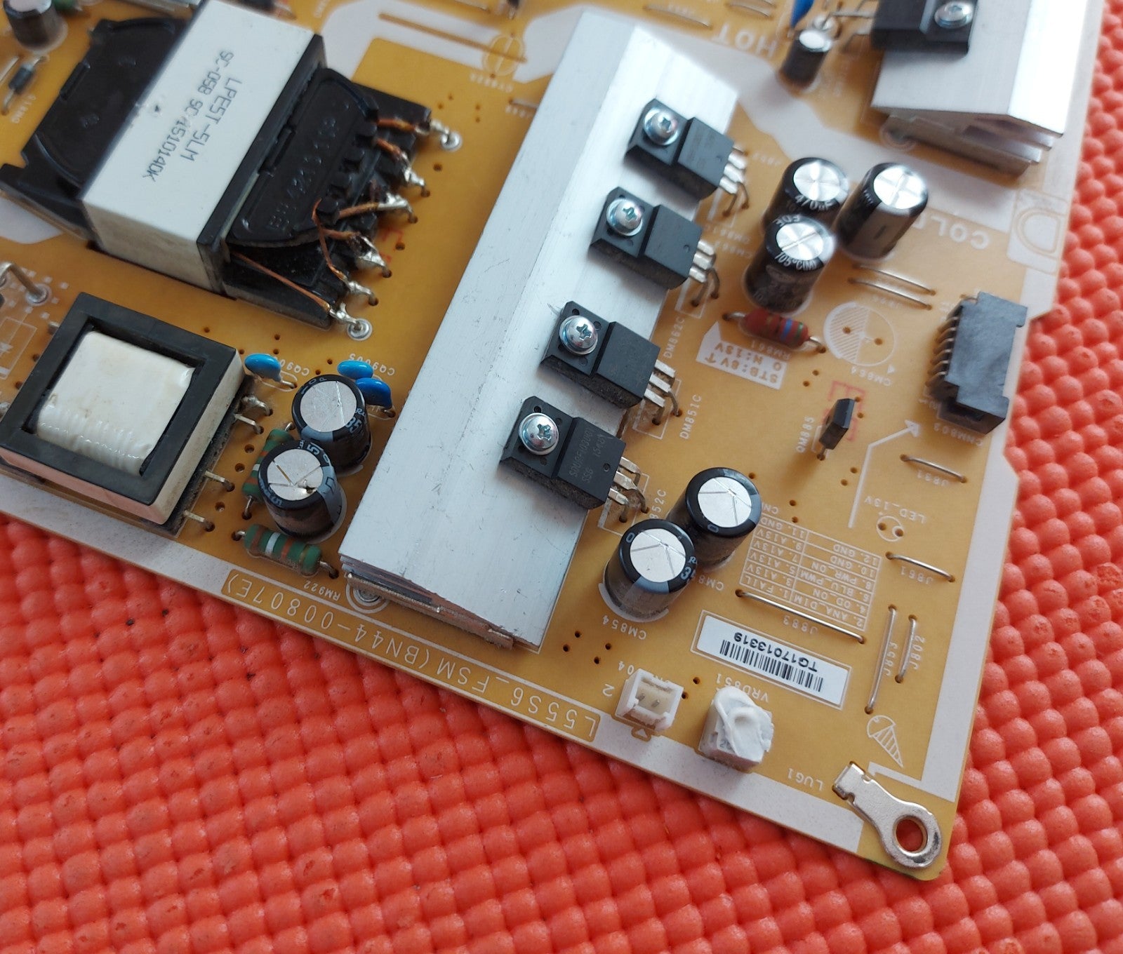 POWER BOARD FOR SAMSUNG UE55JU6400 UE55JU6740U TV L55S6_FSM BN44-00807E