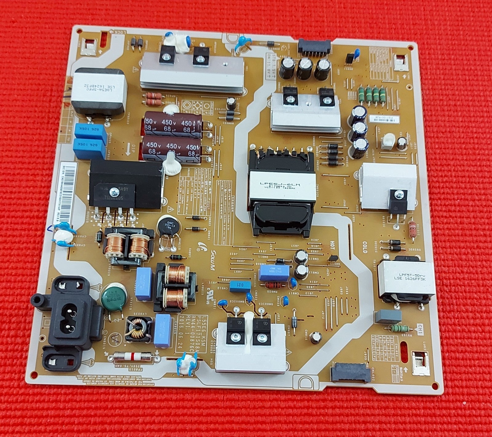POWER SUPPLY FOR SAMSUNG UE55KU6500 UE55KU6650 UE55KU6400  L55E6_KSM BN44-00876C