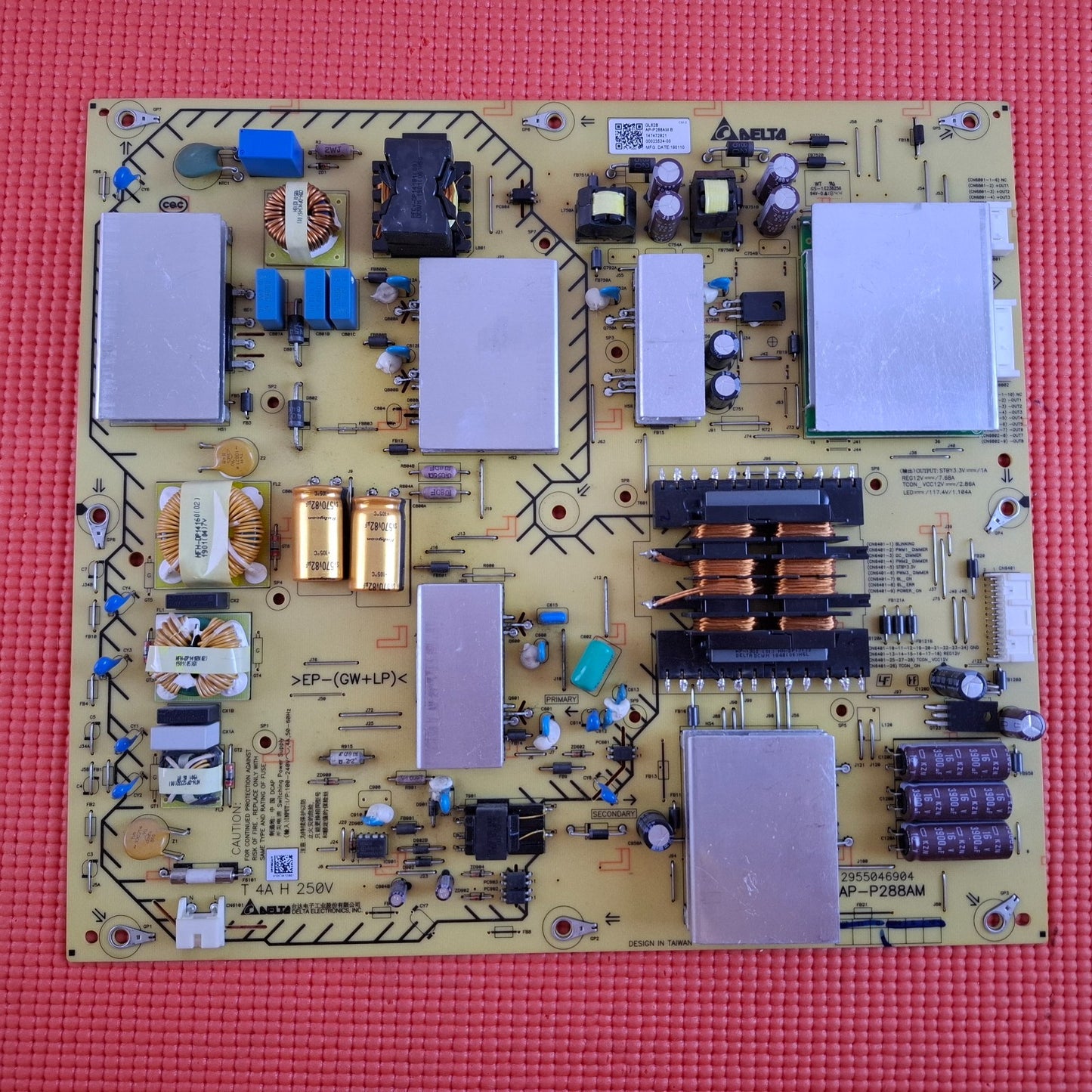 POWER SUPPLY FOR SONY KD-65XF8796 KD-65XF8796 TV 2955046904 147472911 AP-P288AM