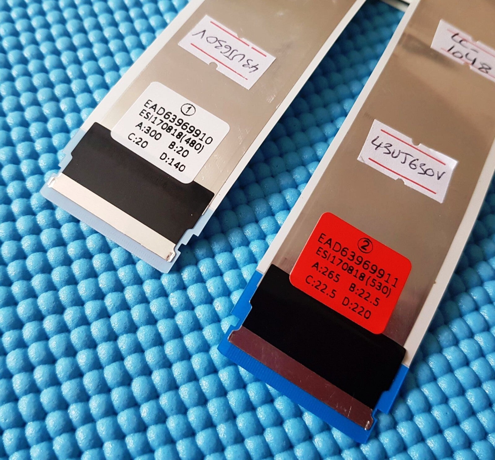 LVDS CABLE FOR LG 43UJ630V 43UJ635V 43UJ634V TV EAD63969910 EAD63969911