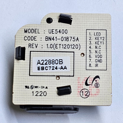 BUTTON UNIT SET FOR SAMSUNG UE22ES5410W UE22ES5400 TV BN41-01875A BN96-22880B