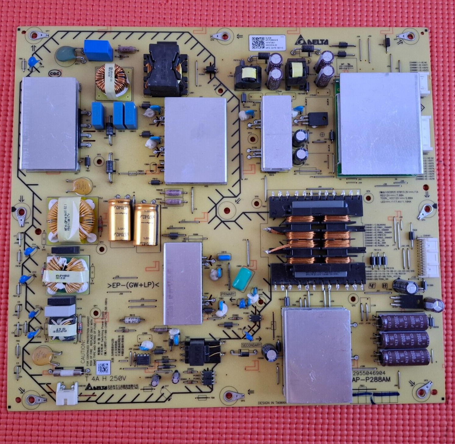 POWER SUPPLY FOR SONY KD-65XF8796 KD-65XG8796 TV AP-P288AM A 2955046904