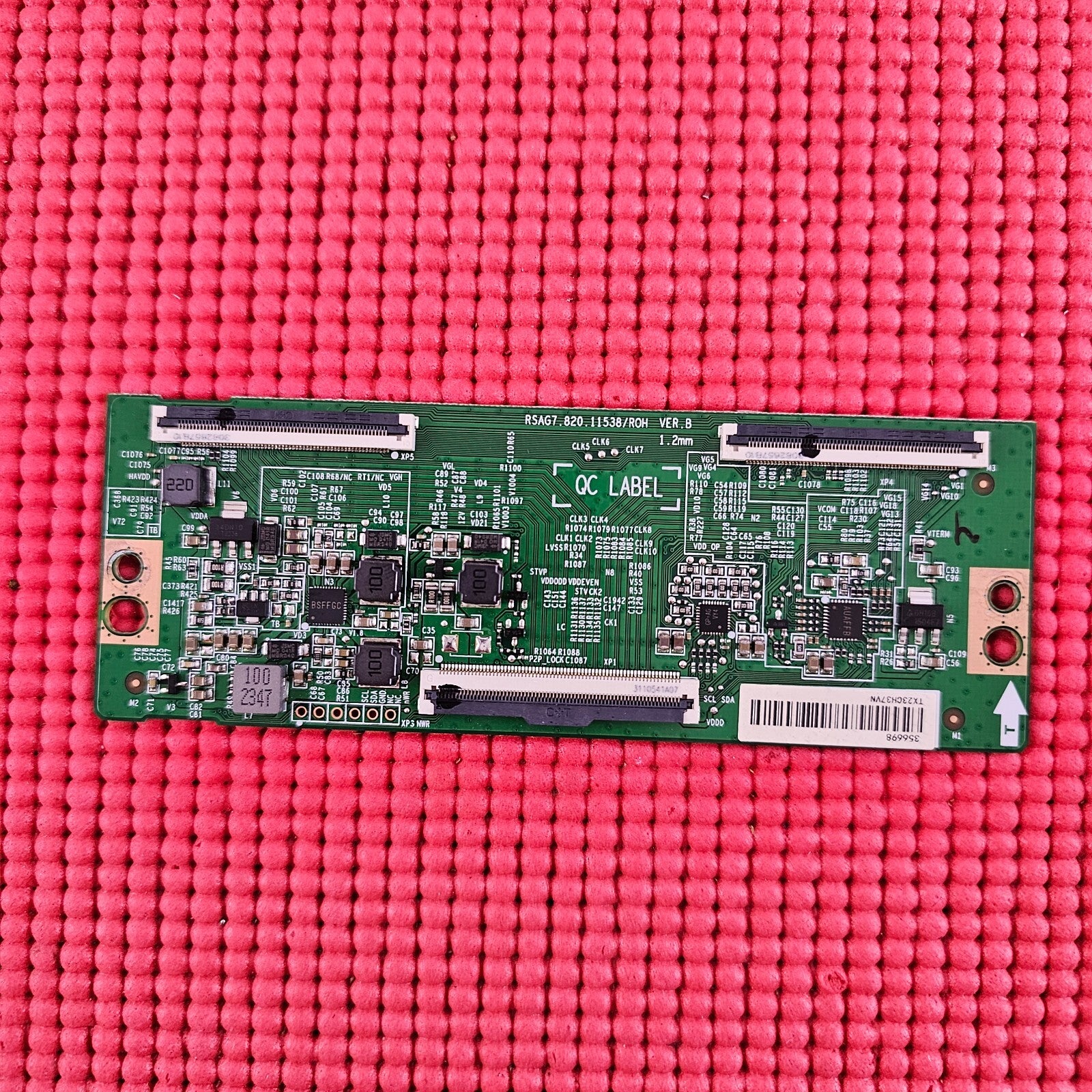 LVDS TCON BOARD FOR HISENSE 65A6KTUK 65" TV RSAG7.820.11538/ROH VER.B 356698