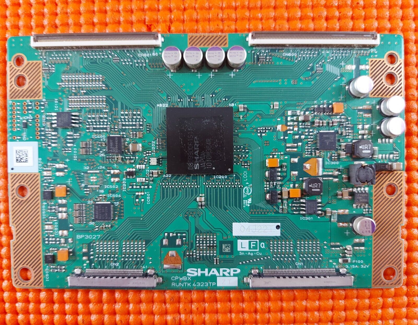 LVDS BOARD FOR PHILIPS 40PFL7605H 40" LCD TV CPWBX RUNTK 4323TP ZT