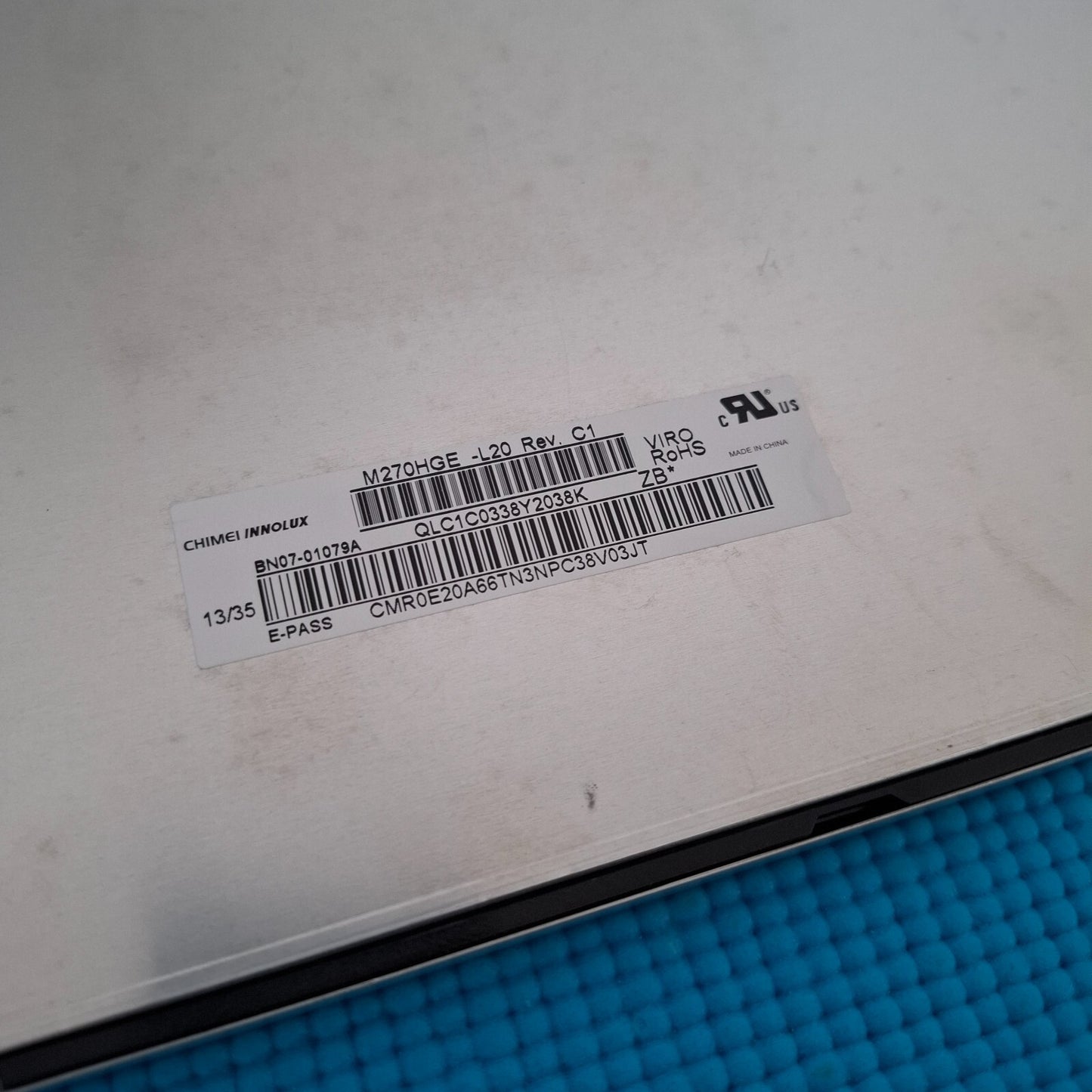 LED/LCD SCREEN PANEL CHIMEI INNOUX M270HGE-L20 REV. C1 FOR SAMSUNG LT27B300EW