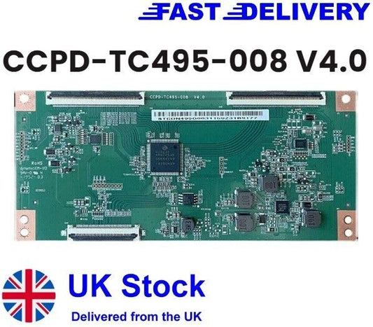 TCON BOARD FOR P50UPA2029A 50HK6100U 50PUS7505 50BJ2KE TV CCPD-TC495-008 V4.0