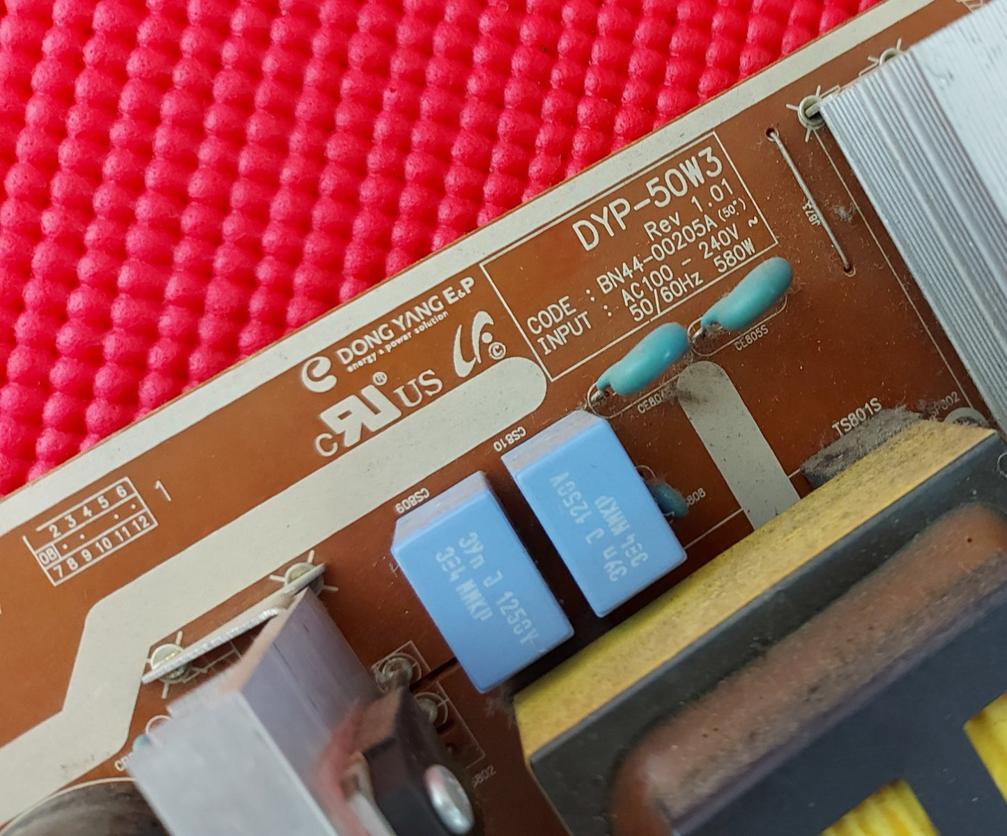 PSU FOR SAMSUNG PS50A457P1D PS42A457P1D PS50A456P2D TV DYP-50W3 BN44-00205A
