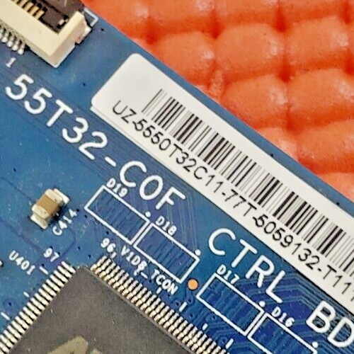 LVDS TCON BOARD FOR HISENSE H50A6200UK H50A6250UK 50" TV 55T32-C0F 5550T32C11