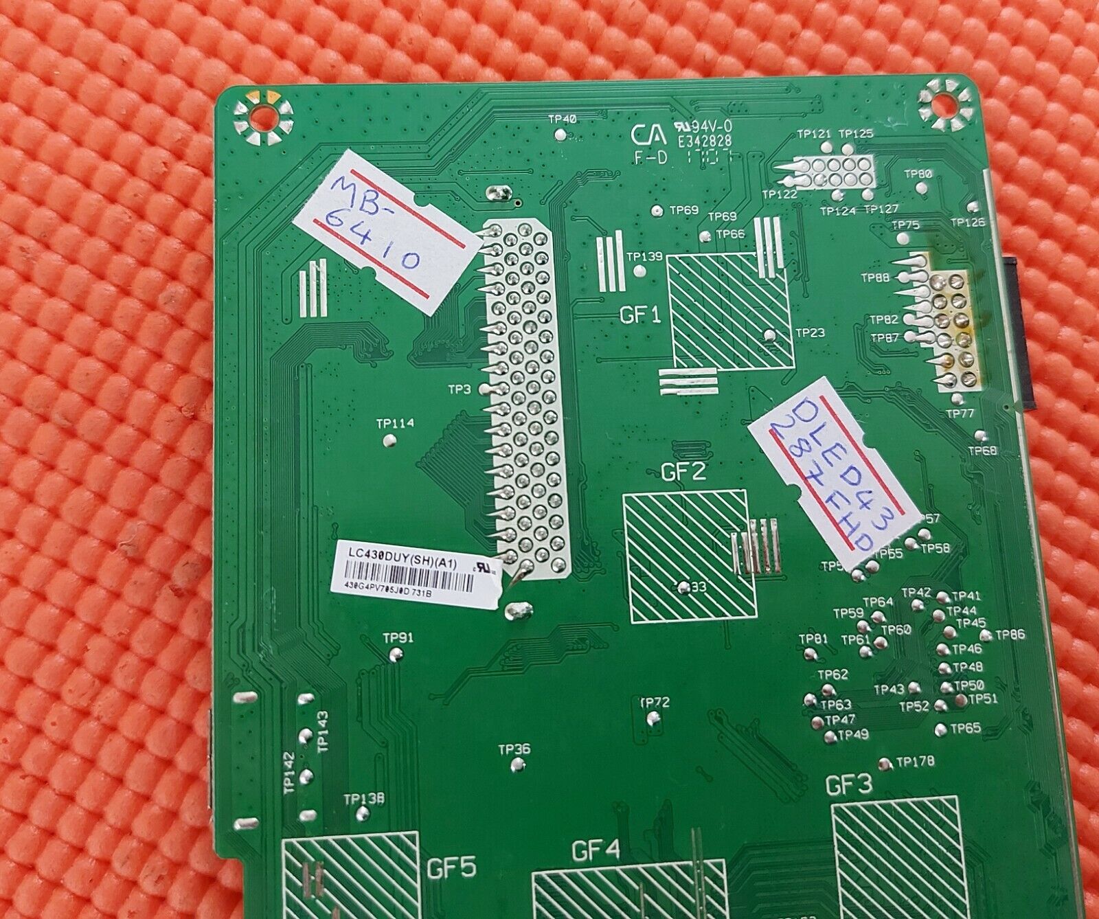 MAIN AV BOARD FOR BUSH DLED43287FHD TV 17MB97 23395100 SCREEN LC430DUY SH A1