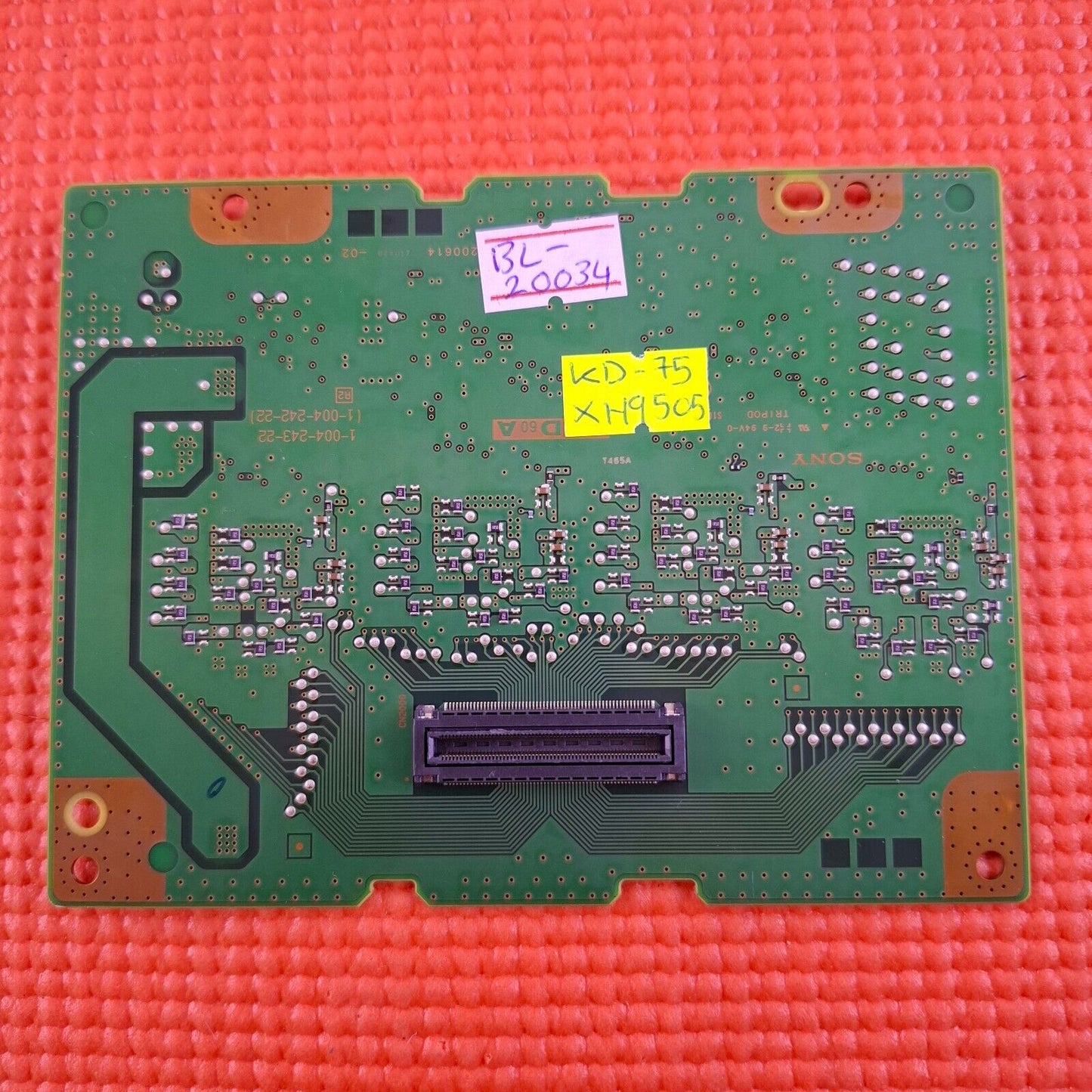 INVERTER BOARD FOR SONY KD-75XH9505 75" TV 1-004-243-22 (1-004-242-22) A5010440B