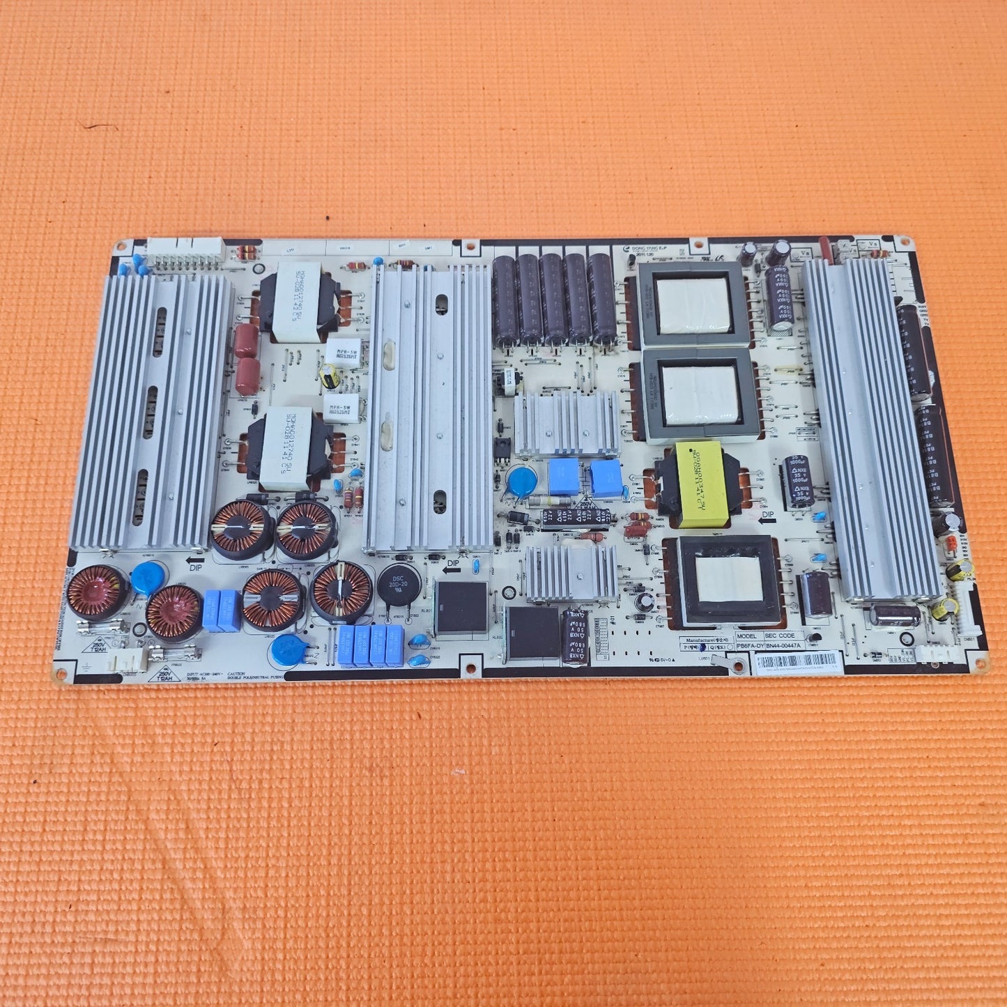 POWER SUPPLY BOARD FOR SAMSUNG PS59D6900 59" PLASMA TV PB6FA-DY BN44-00447A