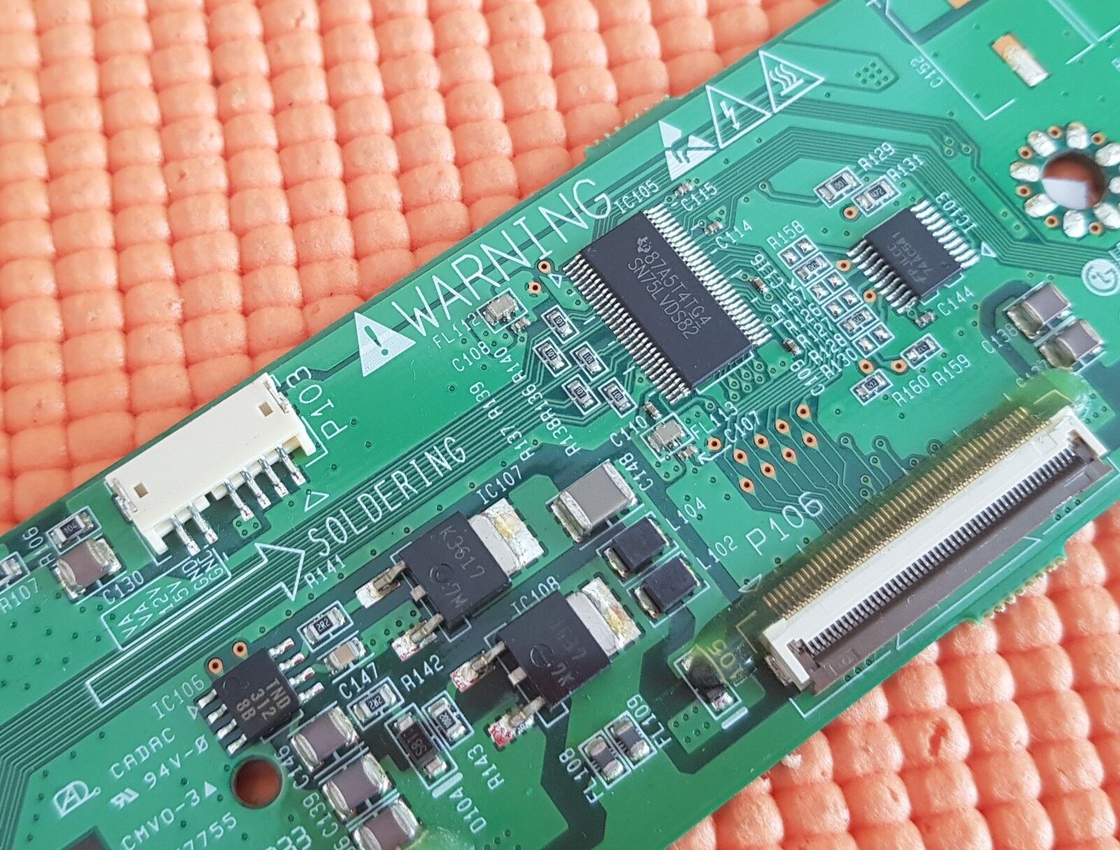 BUFFER BOARD FOR LG 60PG30FD 60PG7000 60" PLASMA TV EAX41346002 EBR39099201