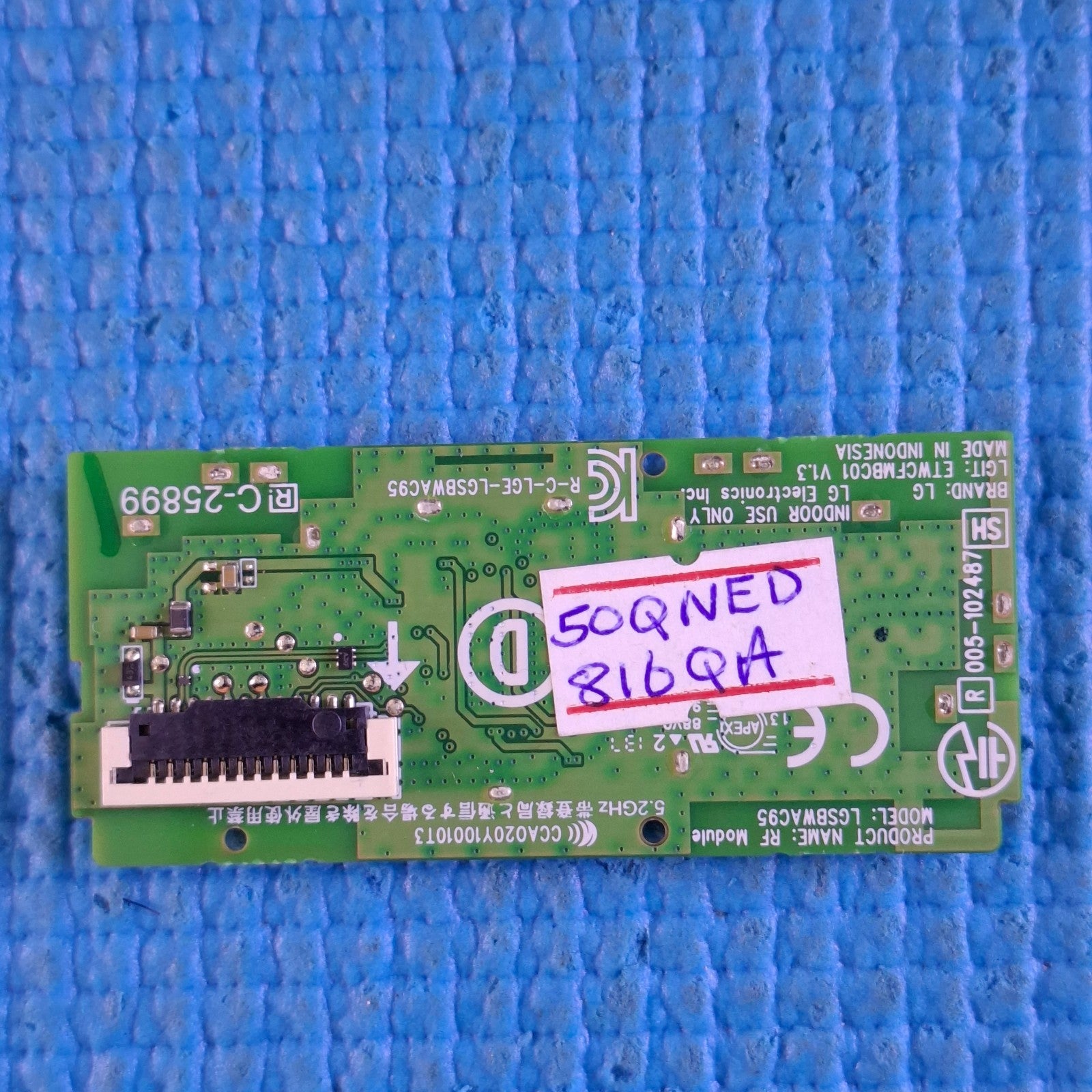 WIFI FOR LG TV 50QNED816QA 50NANO866PA 65NANO90A6B TV EAT65167004 LGSBWAC95