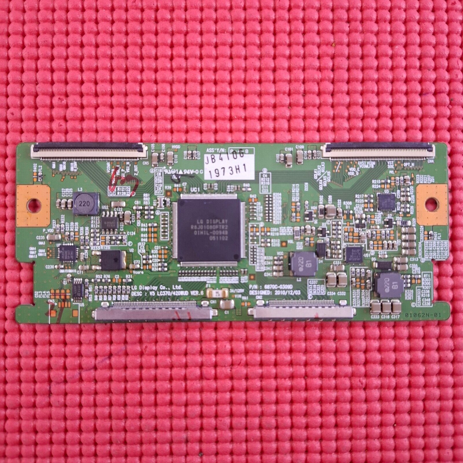 LVDS TCON BOARD FOR LG 42LK530T 42" LED TV 6870C-0309D 6871L-1973H | WORKING