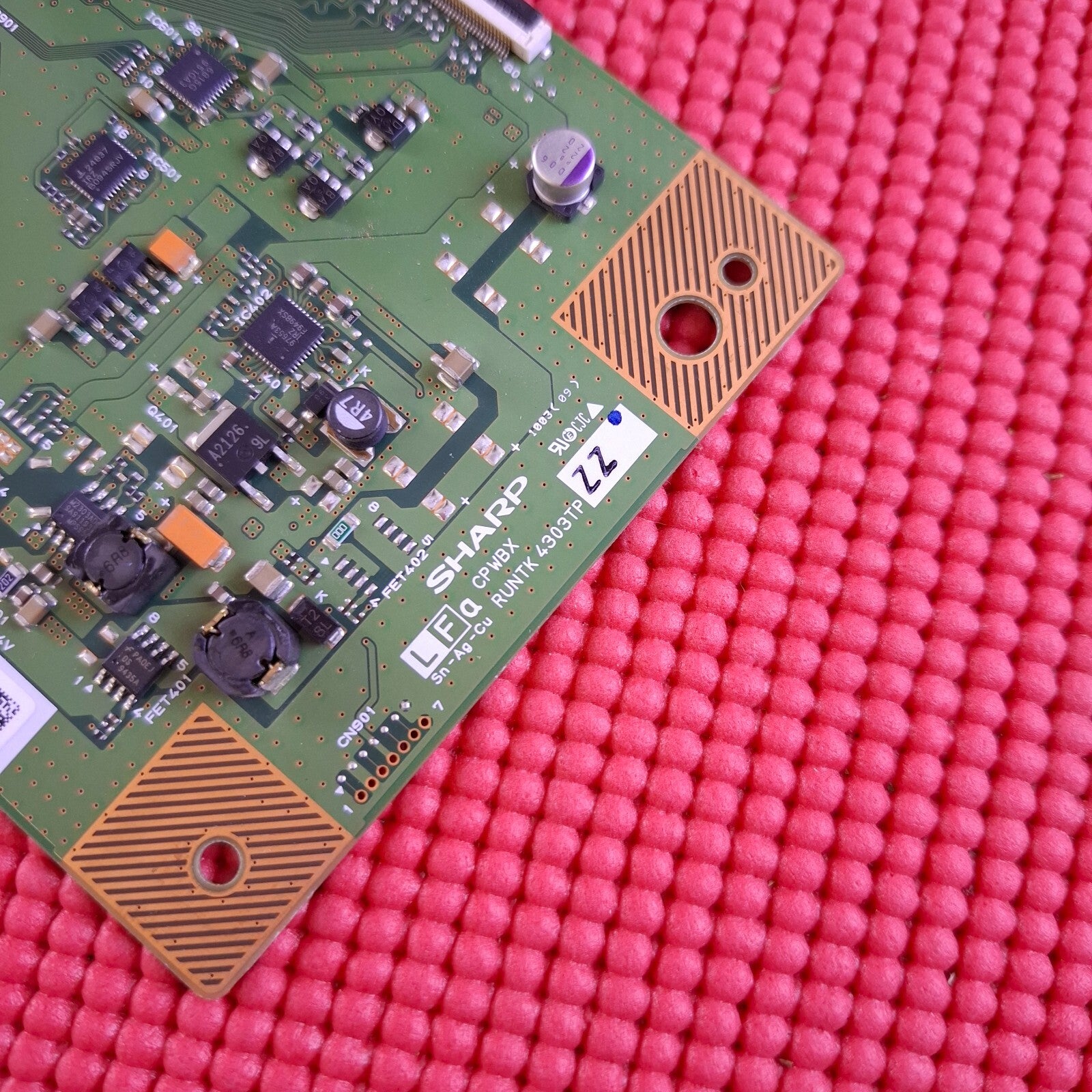 LVDS BOARD FOR SAMSUNG LE60C650L1K LG 60LD550 RCA LED60B55R120Q TV RUNTK4303TPZZ