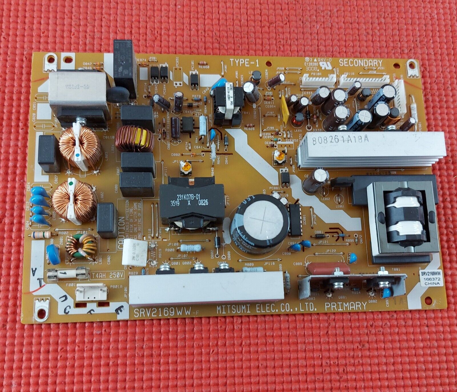 PSU TOSHIBA 32AV554D 32AV555D 37XV553D 37AV554D 37RV635D TV TYPE-2 SRV2169WW-I
