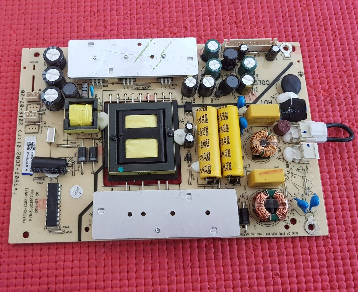 PSU FOR JVC LT-40C550 LT-40C551 LT-40C540 40" TV TV3902-ZC02-01 (F) 303C3902066