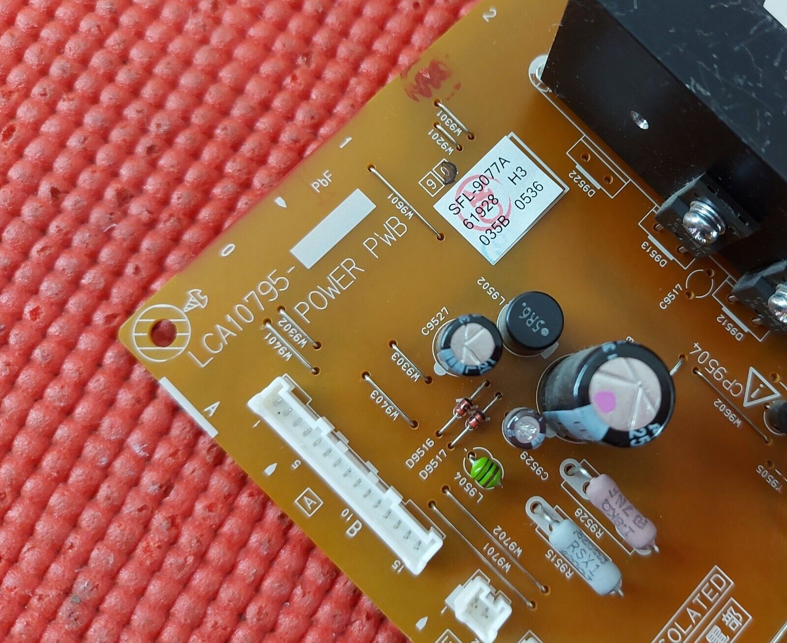 POWER SUPPLY BOARD FOR JVC LT-32DP8BJ TV LCA0795 SFL-9077A LCB10795 -001B