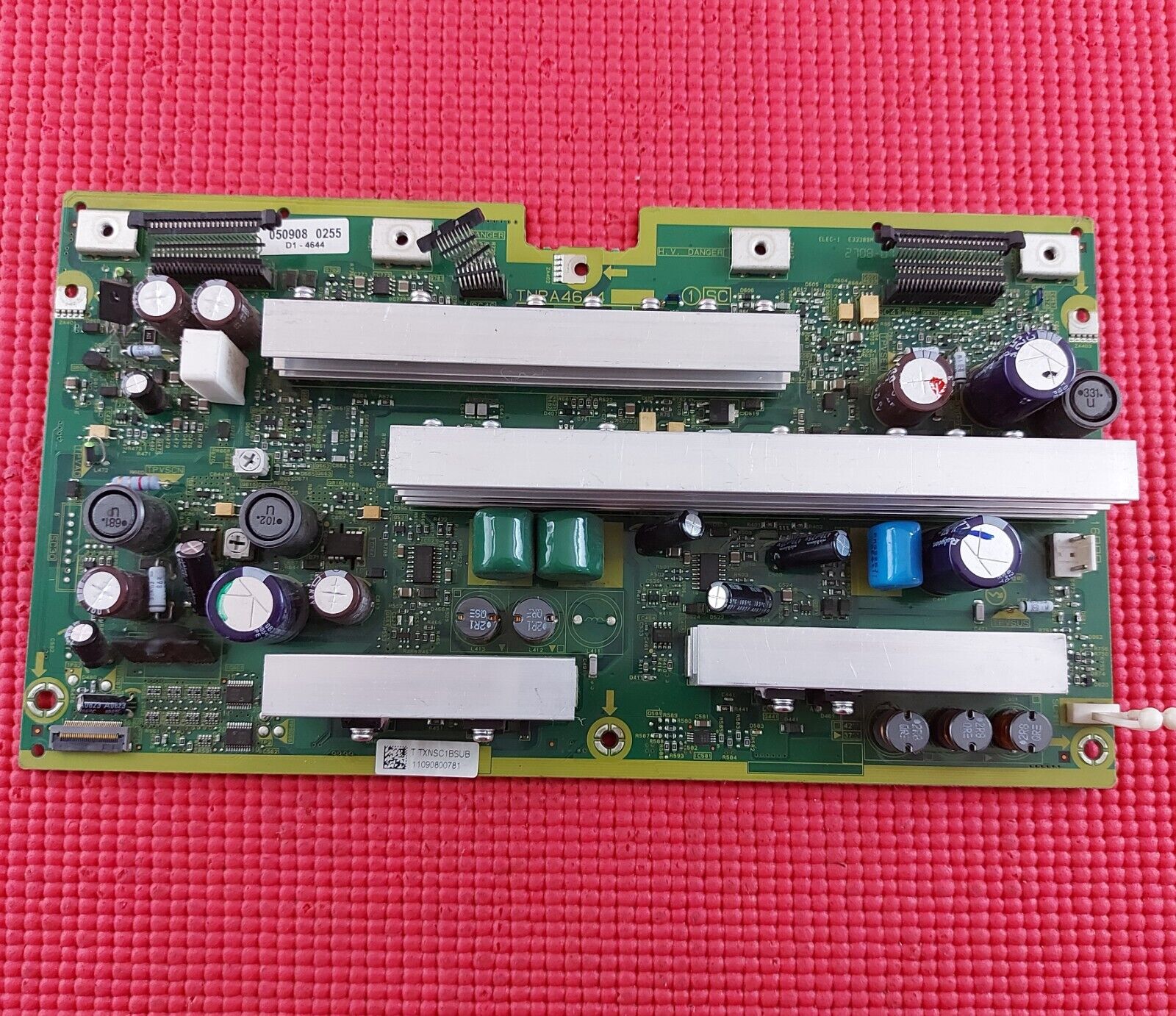 YSUS BOARD FOR PANASONIC TX-37PX80BA 37" PLASMA TV TNPA4644 1  TXNSC1BSUB