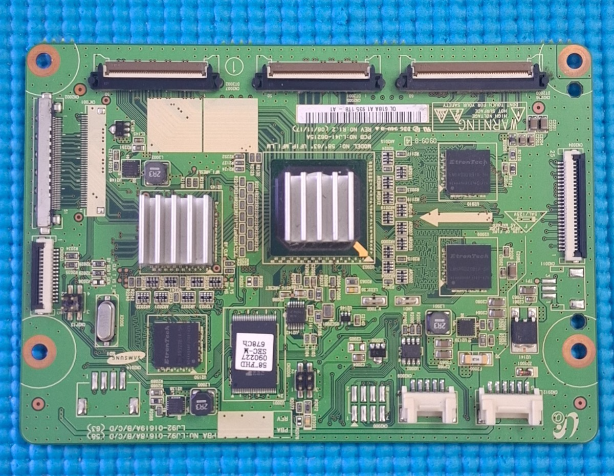 TCON BOARD FOR SAMSUNG PS58B680T6W 58" PLASMA TV LJ41-06215A LJ92-01618A A1