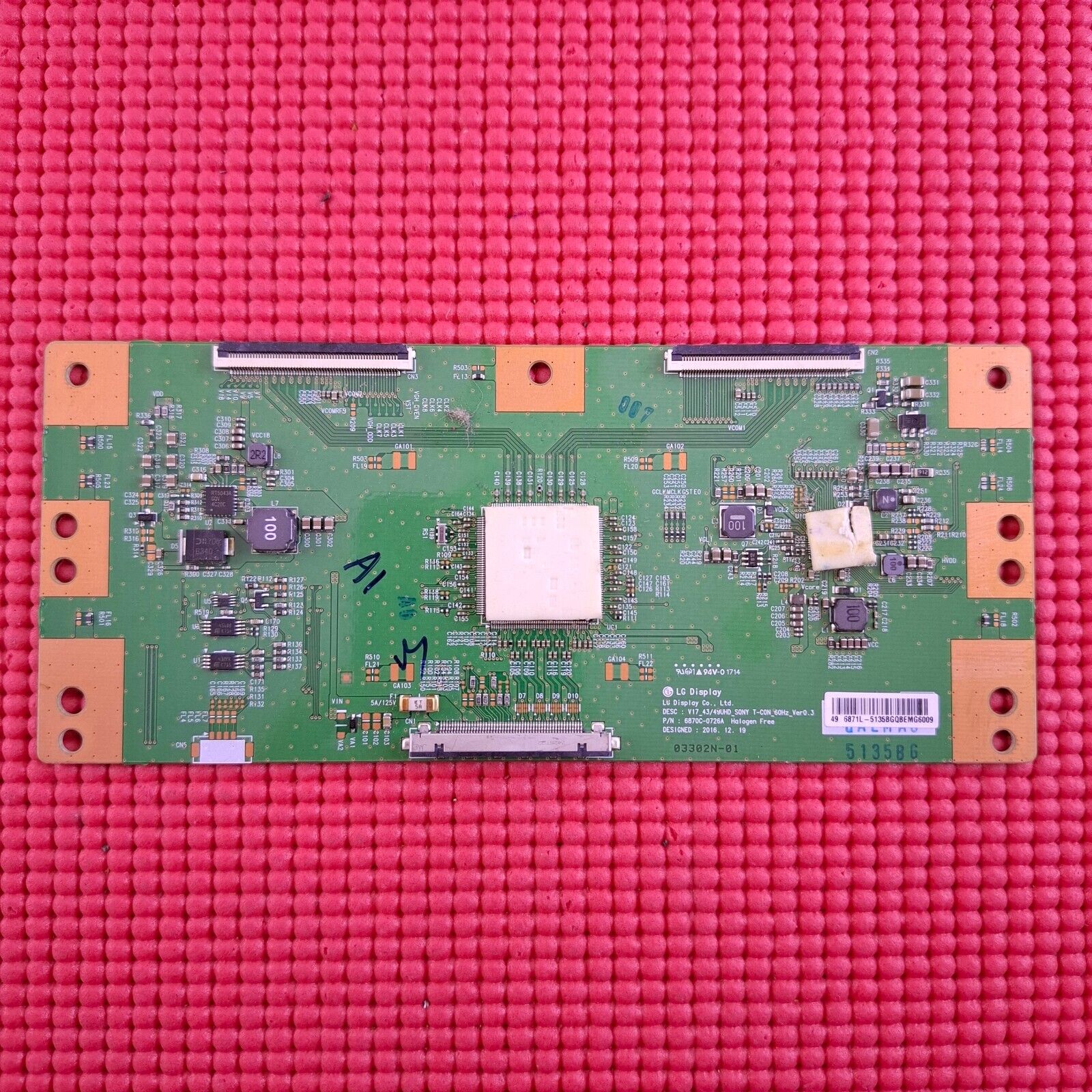 LVDS TCON BOARD FOR SONY KD-49XE7093 KD-49XE7002 49" TV 6870C-0726A 6871L-5135B